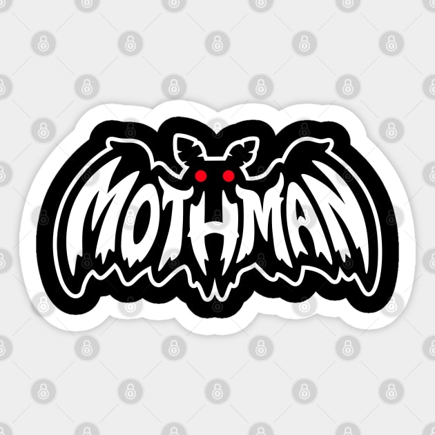 Mothman Sticker by dreambeast.co